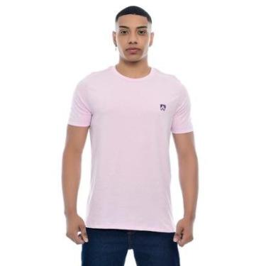 Imagem de Camiseta Masculina com Estampa Mr Kitsch Lilas Gola Redonda Emporio Alex-Masculino