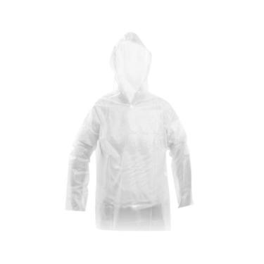 Imagem de Kit 100 Capas De Chuva Descartável Transparente Unisex - SF PLASTICOS