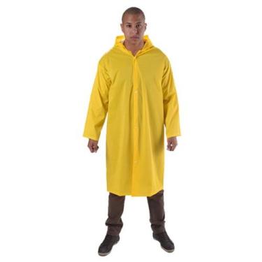 Imagem de Capa de chuva amarela pvc epi - Eqpro , XG