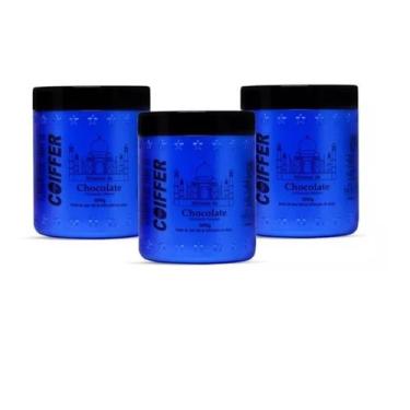 Imagem de kit combo 3 unidades mousse de chocolate coiffer 500g
