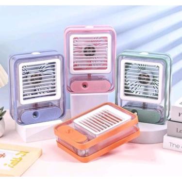 Imagem de Ventilador Humidificador e Climatizador Portátil com Led MINI - Bmax 