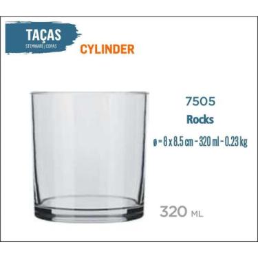Imagem de 24 Copos Cylinder 320ml - Whisky Nadir Figueiredo