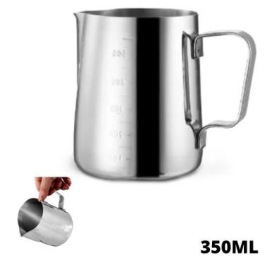 Imagem de Jarra Leiteira Pitcher Aço Inox 350ml Barista Cafe Cafeteria - Mimo St