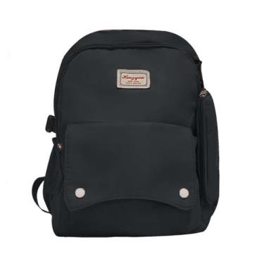 Imagem de Mochila Fofa Com Bolsinha Estojo Estilo Coreano Escolar Passeio Grande