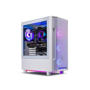 Imagem de Skytech Gaming Archangel Gaming PC Desktop Intel Core i7 12700F 2,1 GHz, NVIDIA RTX 4060, 1TB NVME SSD, 16 GB DDR4 RAM 3200, 600 W Gold PSU, 240 mm AIO, 11 AC, Wi-Fi, Windows 1 1 Home 6 4-bi, branco