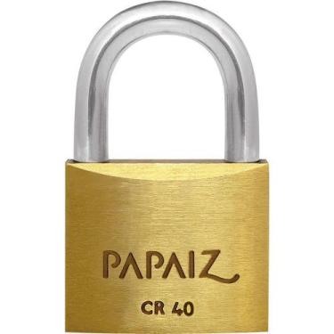 Imagem de Cadeado Papaiz 40mm - Embalagem Flow Pack com 5 Unidades