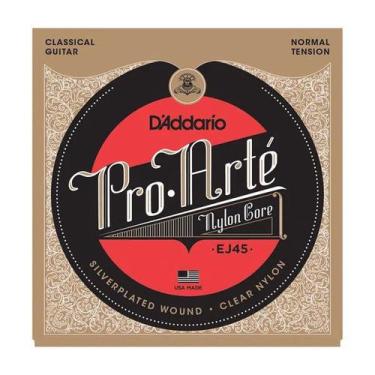 Imagem de Encordoamento violão d'addario nylon ej45 proarte t.media 012301
