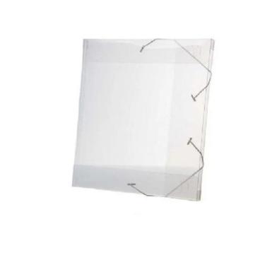 Imagem de Pasta Aba Elástica Oficio Organizadora 20mm Cristal Acp 