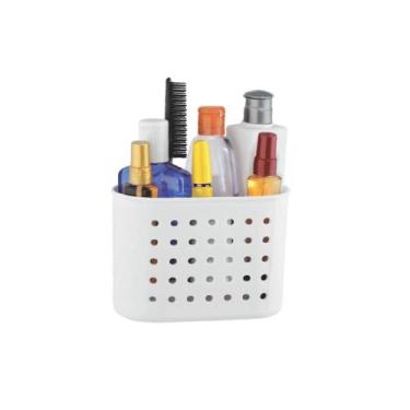 Imagem de Cesto Multiuso São Bernardo 18,2x9,4x12,9cm Branco, UNICA