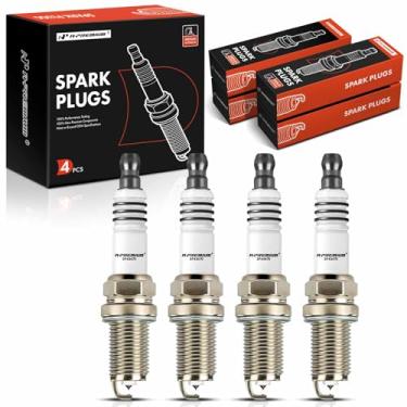 Imagem de A-Premium Velas de ignição Iridium Platinum compatíveis com Lamborghini Murcielago 2003-2010, 6,2L 6,5L, pacote com 4