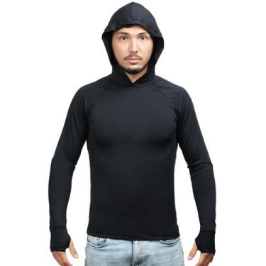 Imagem de Camisa Segunda Pele Masculina C/ Touca Capuz Termica Pesca - USUP, Pre
