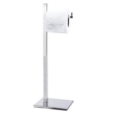 Imagem de Papeleira De Chão Quadrada 4025 Simples Inox Polido 304 - Edmetal