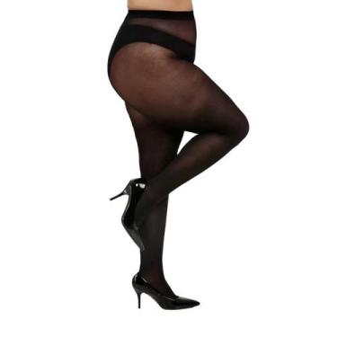 Imagem de Meia Calça Feminina Tamanhos Especiais Fio 40 Trifil W06101, Preto, XX