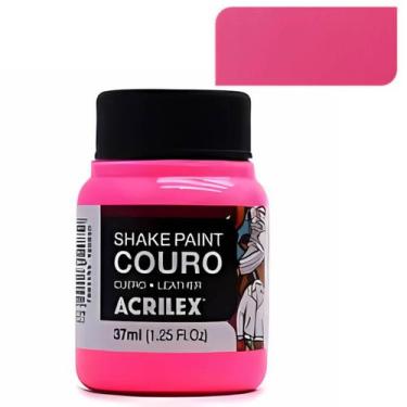 Imagem de Tinta Pinta Couro Shake Paint Acrilex 37ml Natural Sintético, Rosa
