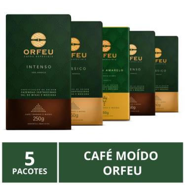 Imagem de Café Moído, Orfeu, 5 Pacotes de 250g