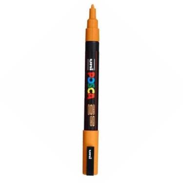 Imagem de PC-3M POSCA Amarelo Brilhante Ponta Cônica 0.9 a 1.3mm - Uni-ball