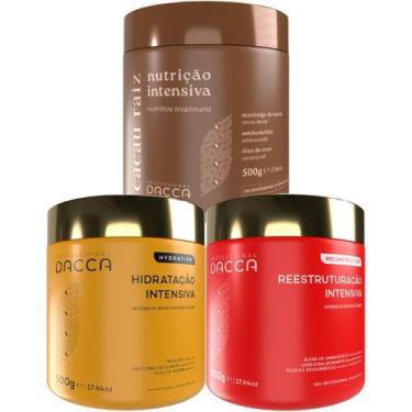 Imagem de Kit De Hidratação Reconstrução E Nutrição Cacau Raiz Dacca - DACCA PRO