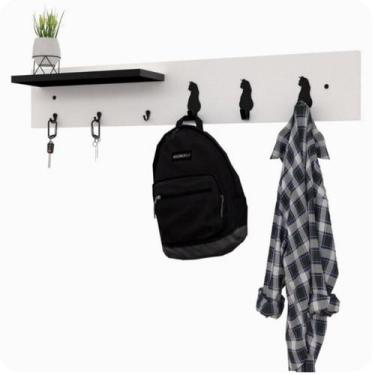 Imagem de Porta Chaves Organizador De Bolsas Com Prateleira B.P.G.P SF - ShopFor