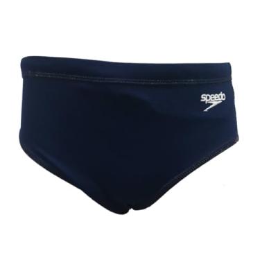 Imagem de Sunga Juvenil, Speedo, Acquaplus, Modelo Liso com Forro e Cordão Interno Personalizado, Tamanho Kids Teen, tamanho 16 - Azul