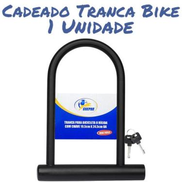 Imagem de Cadeado para bicicleta U Lock para motocicleta Ant Furto Com Chave - G