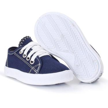 Imagem de Sapatênis Preto Tênis Infantil Menino Menina Casual Escolar Escritório