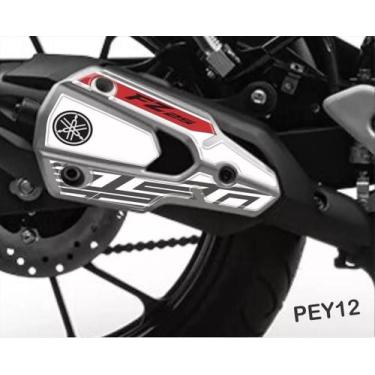 Imagem de Adesivo Protetor  De Escapamento Resinado Yamaha Fz 25 Pey12 - Resitan