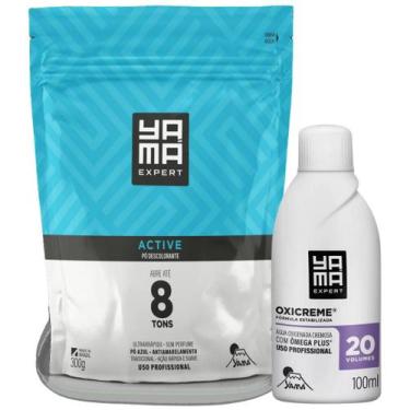 Imagem de Pó Descolorante Yama Profissional Platinado Ametista Tradicional + Ox 