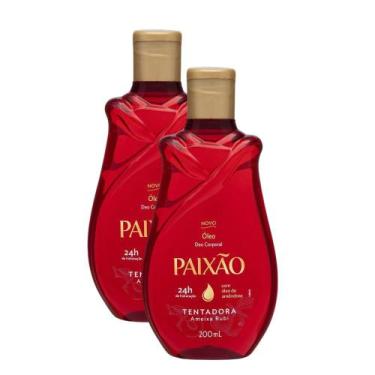 Imagem de Kit 2 Óleo Corporal de Amêndoas Paixão Tentadora Ação Desodorante 200m