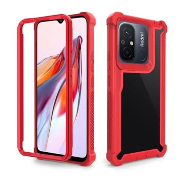 Imagem de Asuwish Capa de telefone para Xiaomi Redmi 12C/Poco C55 Capa robusta à prova de choque à prova de queda rígida protetora de corpo inteiro resistente híbrido móvel dupla camada fina acessórios de