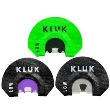 Imagem de KLUK Custom Calls Death Sentence Series Mouth Calls pacote com 3, combinação definitiva das mais recentes chamadas bucais de peru da KLUK, TURKINATOR roxo, GO 2 Ghost e Crying Karen (baixa