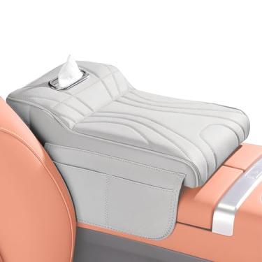 Imagem de Caixa de armazenamento do apoio de braço, capa de descanso para o carro - Tampa da caixa de apoio de braço automático | Almofada do console central, bloco de repouso de braço automático multifuncional