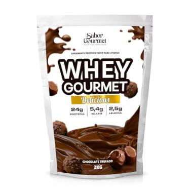 Imagem de Whey Gourmet Delicious 2Kg, Deliciosos Sabores, Chocolate Trufado