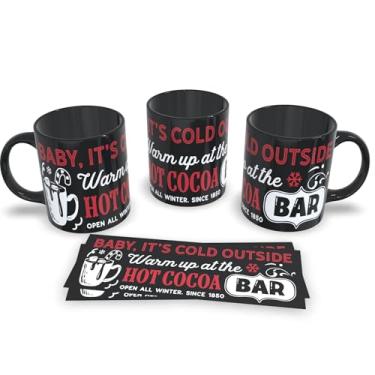 Imagem de Caneca Preta Personalizada Chocolate Quente – Presente Criativo (Mod.5)