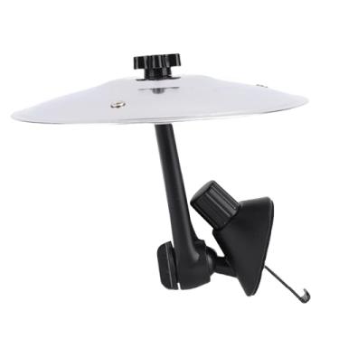 Imagem de Decoração de Pratos de Acidente de Carro Compacta Ajustável, Som Claro, Tambor de Ventilação de Ar Divertido de Alto Volume, Materiais de e Plástico, para Entretenimento (Prata)