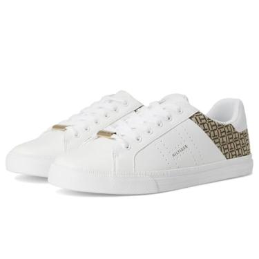 Imagem de Tommy Hilfiger Tênis feminino Lorio, Branco multi, 38