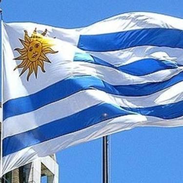 Imagem de Bandeira do Uruguai 1,50x0,90mt 100% poliéster Países 2023 - WCAN