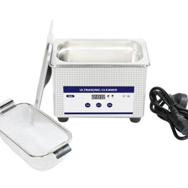 Imagem de Limpador profissional de peças ultrassônico de 800 ml com função de desgaseificação com temporizador digital, limpador digital de joias de 40 kHz para joias, relógios, moedas, óculos e peças pequenas
