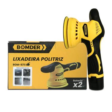 Imagem de Lixadeira Politriz Automotiva Com Acessórios Recarregável12v