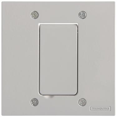 Imagem de Tampa 1 Posto 4x4 Para Piso Tramontina Modular Cinza