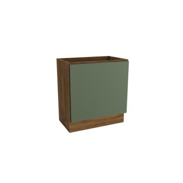 Imagem de Balcão Para Forno De Embutir Celeste Kappesberg 100% Mdf Nogueira/verde 80cm