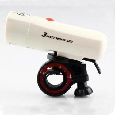 Imagem de Lanterna Bike Bicicleta Farol Luz de Segurança 2 modos - Mundo Thata