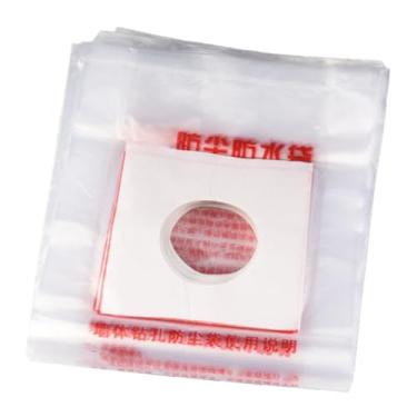 Imagem de IEUDNS 50x Sacos de de pó de grande capacidade, boa vedação, capa coletora para decoração de casa, ar condicionado, exaustor, 90mm