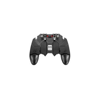 Imagem de Controle de Jogo para Celular, Gamepad com 4 Gatilhos, Design Ergonômico, Preto