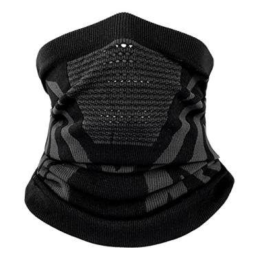 Imagem de Qudai Ciclismo Proteção Facial Polaina de Pescoço Respirável Esticável Absorção de Umidade Quente Protetor Solar à Prova de Vento Caminhada Escalada Corrida