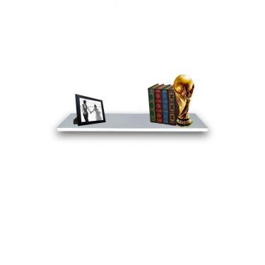 Imagem de Prateleira Simples 20x15 Cm com suporte Em Mdf Branco