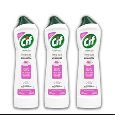 Imagem de Cif Cremoso Limpeza Milagrosa, Multiuso Floral, 450mL