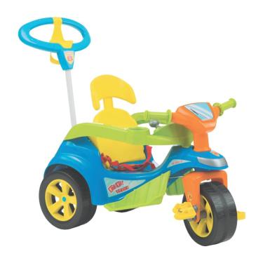 Imagem de Triciclo Motoca a Pedal Baby Trike Evolution Azul Biemme 614