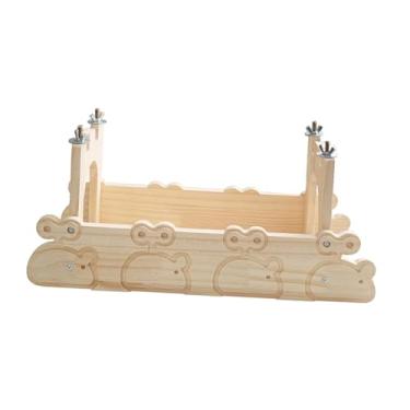 Imagem de KiBcsLic Corredor de ponte para porquinhos-da-índia, brinquedos para chinchilas, cama de túnel para hamsters e ratos, chinchila, C