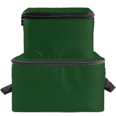 Imagem de Kit 2 Bolsas Térmicas Impermeáveis 5L 10L BLT121 Verde - Teisen - Teis