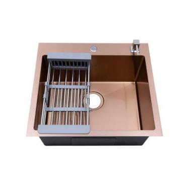 Imagem de Cuba Para Cozinha Gourmet Aço Inox 304 Corubos 55x51 cm Pingoo.casa - 